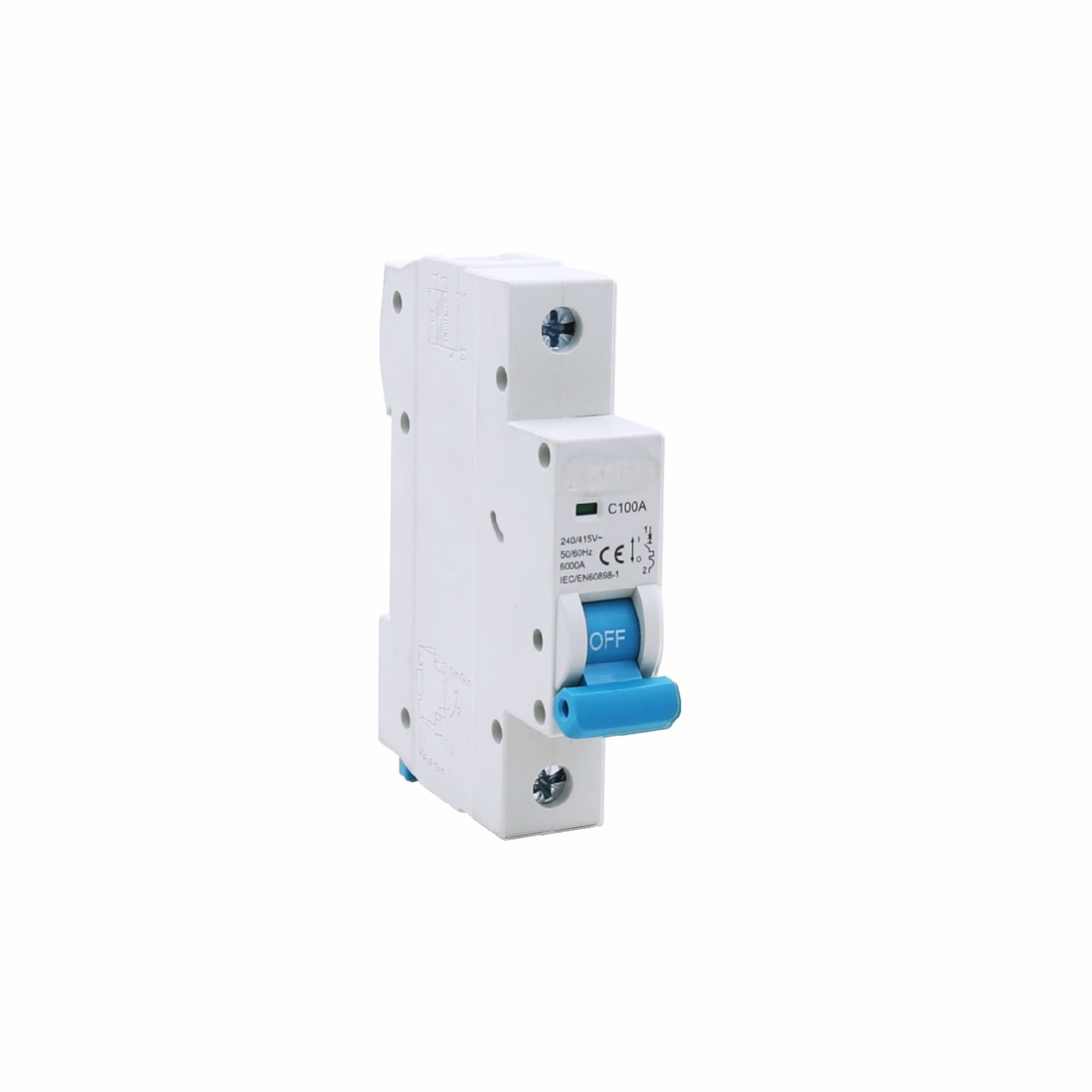 AC MCB AC MCB de alta corrente térmico | 80a-125a | 4p | C/D curvas | 6Ka Breaking | IP20 | IEC