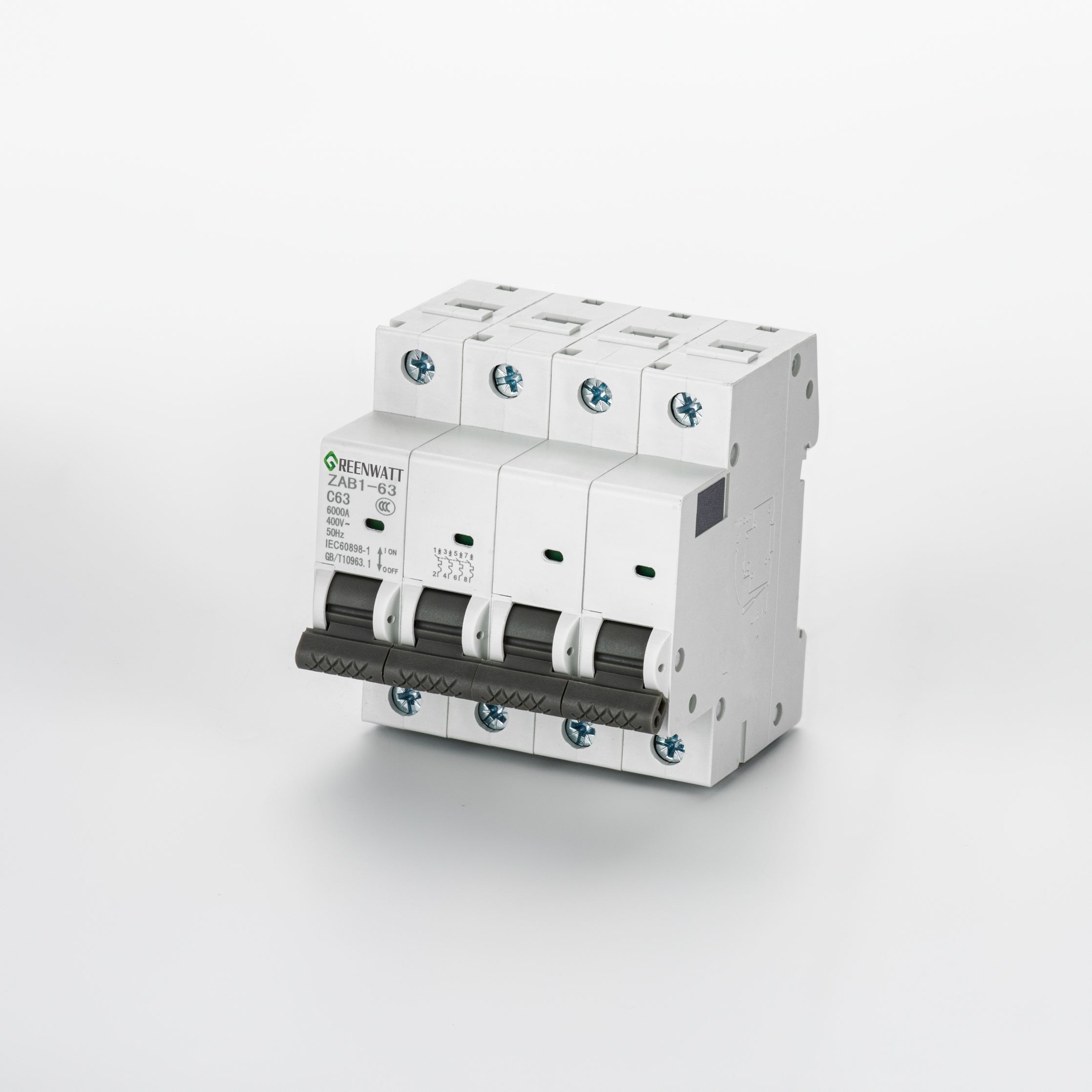 ZAB1-63 4P DIRECIAMENTO DO CIRCURTO DE MINIATURA | Greenwatt